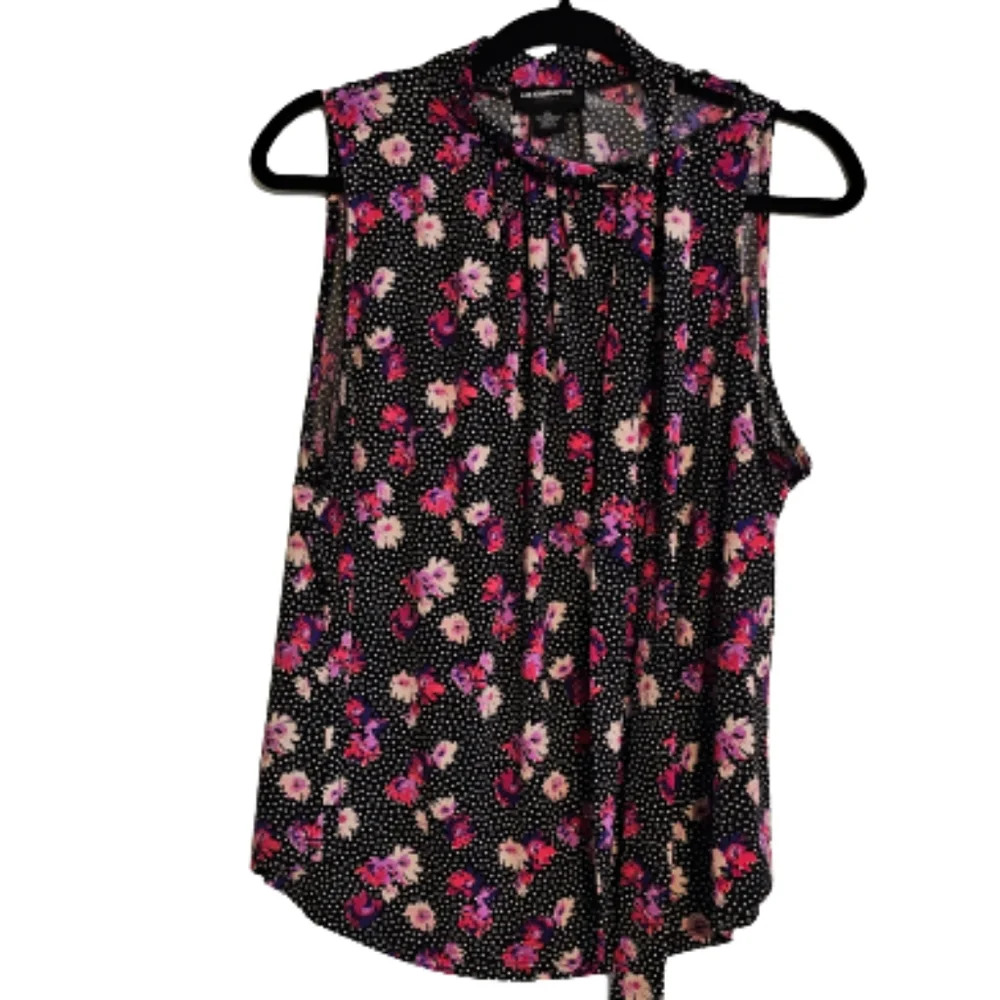 Liz Claiborne Career Shoulder Tie Blouse